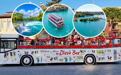 Alanya'dan Şelale + Yeşil Kanyon Disko Otobüs Safarisi+Zoo park