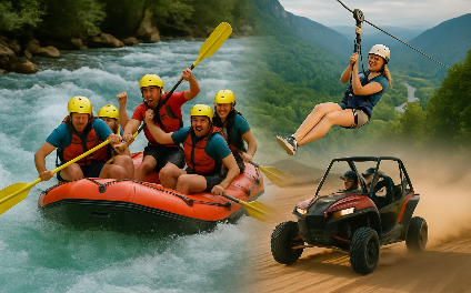 Alanya Buggy-Rafting-Zipline Turu