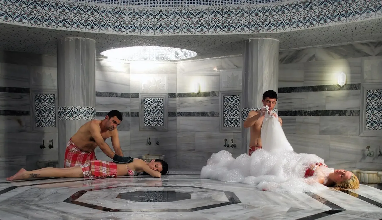 Alanya Türkisches Bad — Peeling, Schaum- und Ölmassage