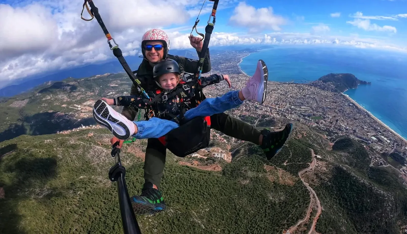 Alanya Gleitschirmfliegen — Tandemflug aus 800 Metern