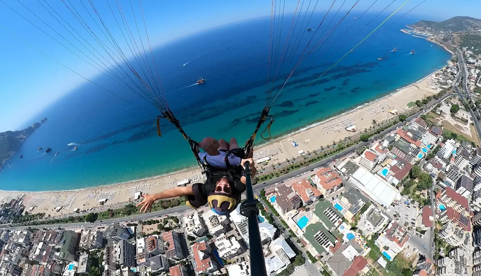Alanya Gleitschirmfliegen — Tandemflug aus 800 Metern — 11