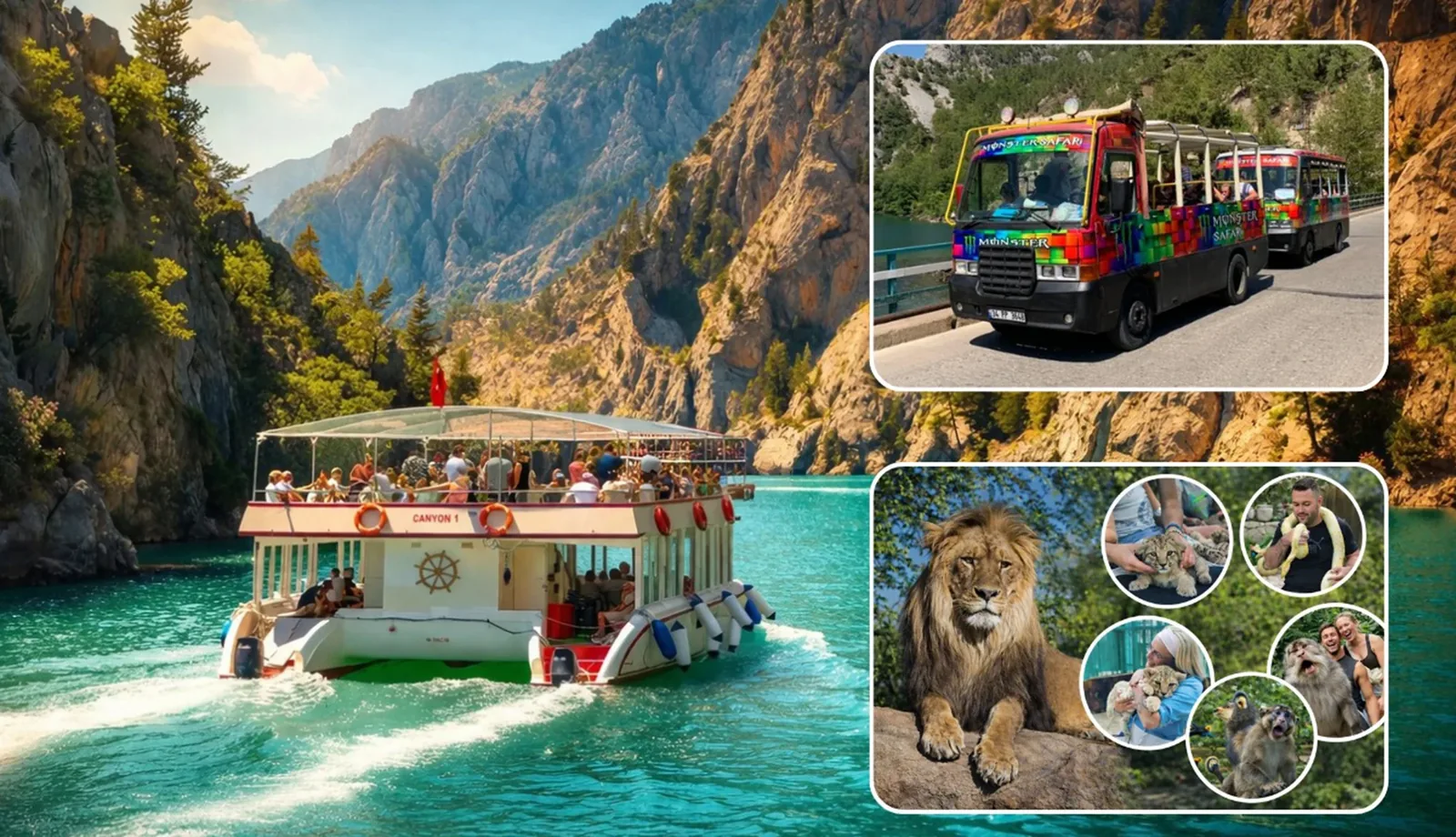 Green Canyon Cabrio Safari & Lion Park Tour